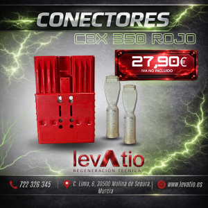 Conector CBX 350 A ROJO