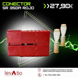 Conector SR 350 A ROJO
