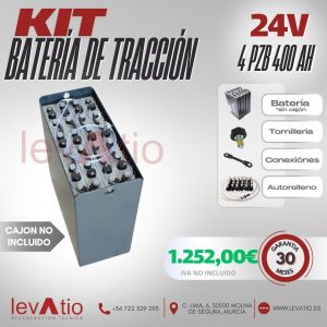BATERÍA de TRACCIÓN 24V 4 PZB 400AH