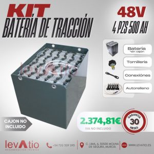 BATERÍA de TRACCIÓN 48V 4 PZS 500AH
