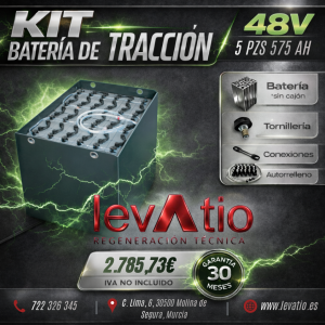 BATERÍA de TRACCIÓN 48V 5 PZS 575AH