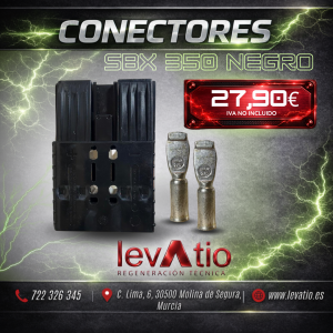 Conector SBX 350 A NEGRO