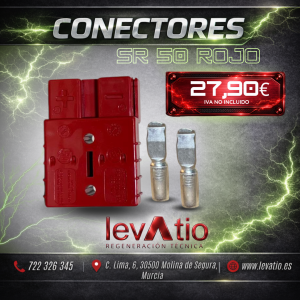 Conector SR 50 A ROJO