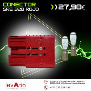 Conector SRE 320 A ROJO
