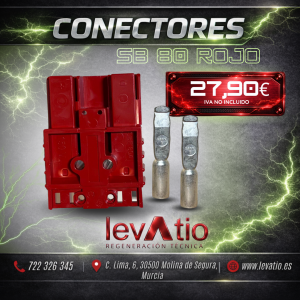 Conector SB 80 A ROJO