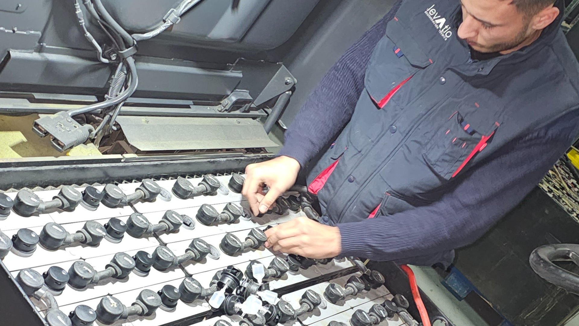 Batería de carretilla elevadora