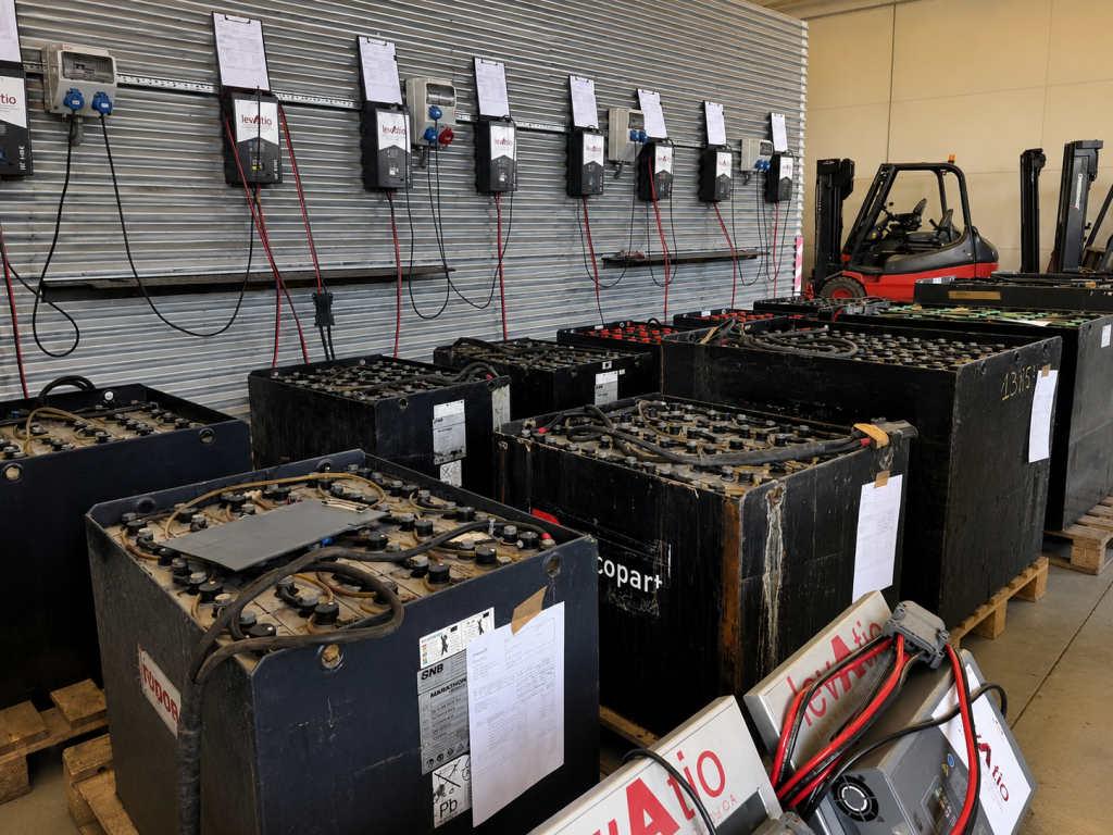 batería de carretilla elevadora pierde autonomía