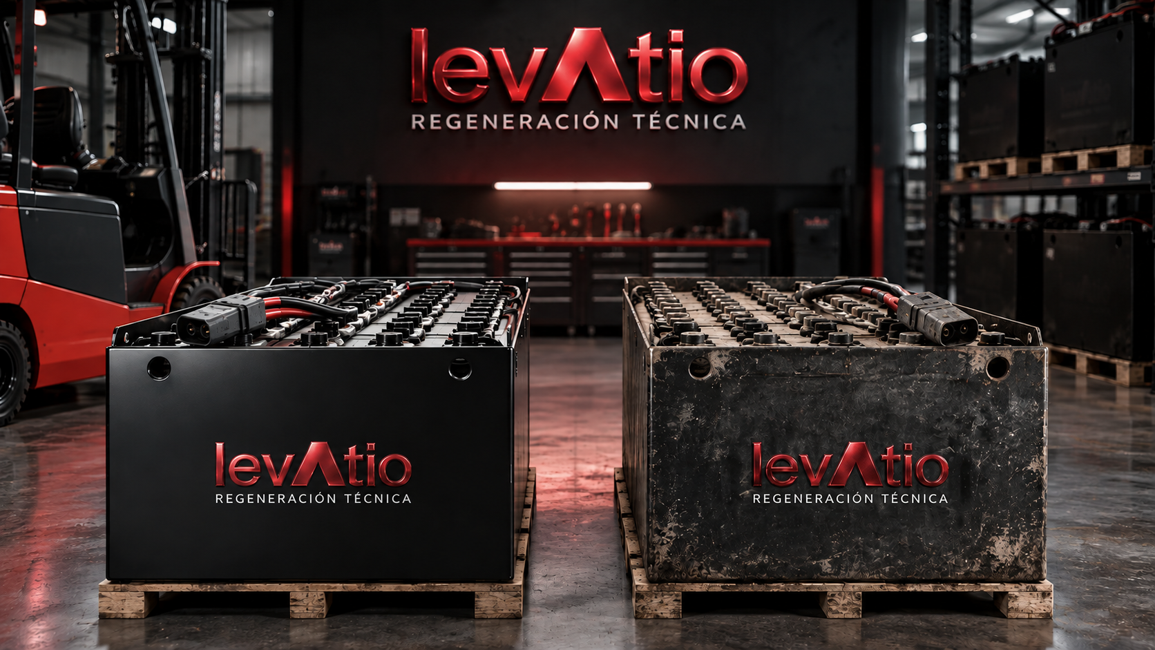 Batería nueva o regenerada para carretilla elevadora